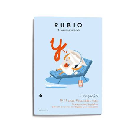 CUADERNO RUBIO ORTOGRAFIA 6 10-11 AÑOS