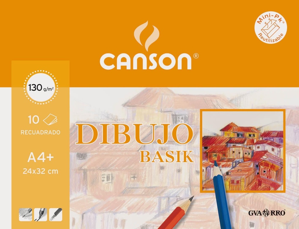 [3060103] MINIPACK DE DIBUJO GUARRO CON RECUADRO 10H + 20% HOJAS GRATIS